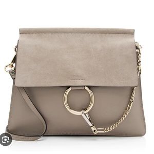 Chloe Faye Bag (Medium) Tan/Beige